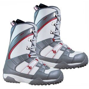 $375 Northwave Freedom Linered Snowboard Boots men’s 7 1/2 7.5 gray red New snow